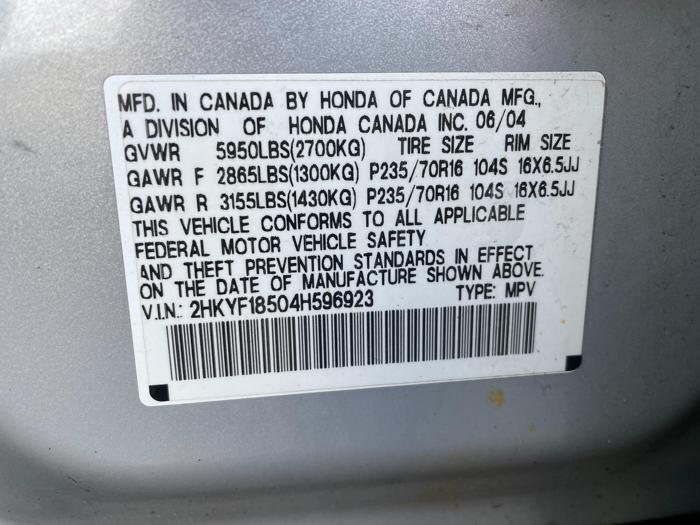 2004 honda pilot ex-l with 209900 miles for sale near elk-river, minnesota 0ad46474bc0f48a9b73fc85627f72e94.jpg