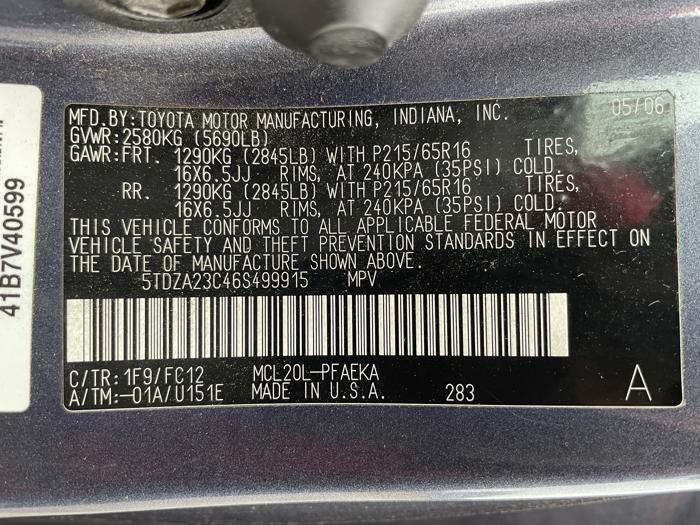 2006 toyota sienna le with 201395 miles for sale near elk-river, minnesota 3b1077e497ac4e839c4c711e9692c4e0.jpg