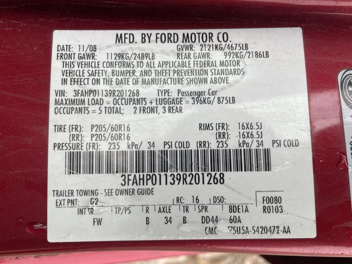 2009 ford fusion sel with 303092 miles for sale near elk-river, minnesota 499cd200779748f0bc9a06bc2700d8e0.jpg