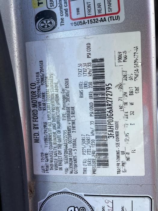 2010 ford fusion with 215788 miles for sale near elk-river, minnesota 6c435a6f343743799d8c9bac18fb7e51.jpg