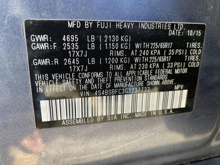 2016 subaru outback premium with 254018 miles for sale near elk-river, minnesota 7d8d56274da54db0b434974f70151b52.jpg