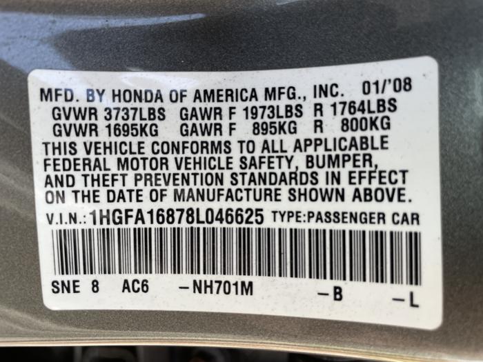 2008 honda civic ex with 161465 miles for sale near elk-river, minnesota c81f34f42acb4490a0fa19ee7ff88a2b.jpg