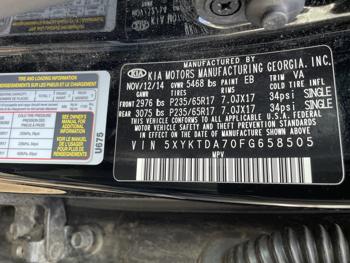 2015 kia sorento lx with 84295 miles for sale near elk-river, minnesota 53574c682eb840c6a2a8d4d19a7b1da0.jpg
